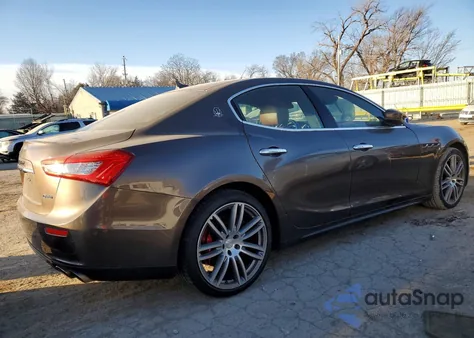 2017 Maserati Ghibli S z USA, uszkodzony, nr VIN ZAM57RSA4H1213580